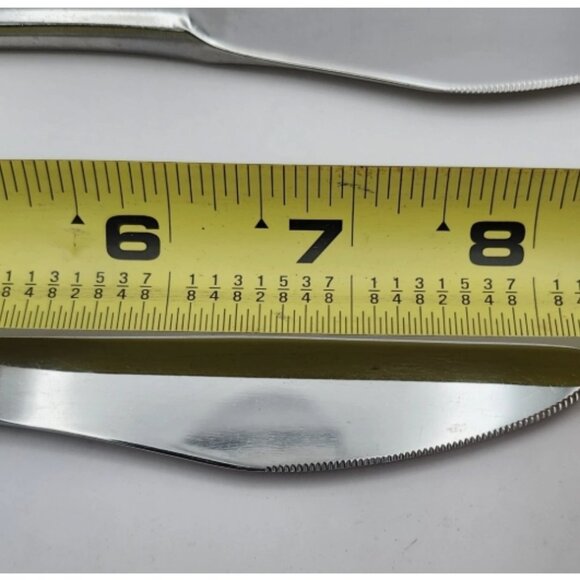 Vintage Amefa Holland Stainless Steel Dinner Knife Lot of 4 Knives Prestige Rare - Picture 14 of 14